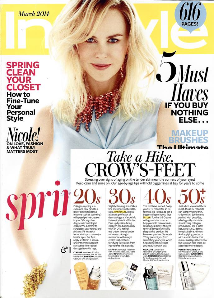 Dr. Jennifer Lee—Take A Hike, Crow’s-Feet (InStyle Magazine)